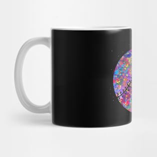 Baseball ball watercolor Mug